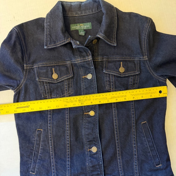 Ralph Lauren Dark Blue Denim Women’s Jean Jacket Sz-S. DD1 - Picture 9 of 10